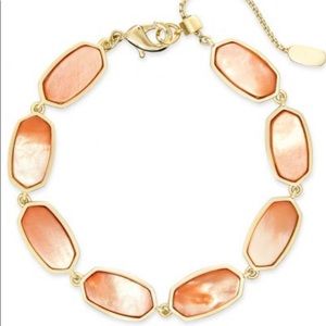 Kendra Scott Millie Bracelet Peach Mother of Pearl